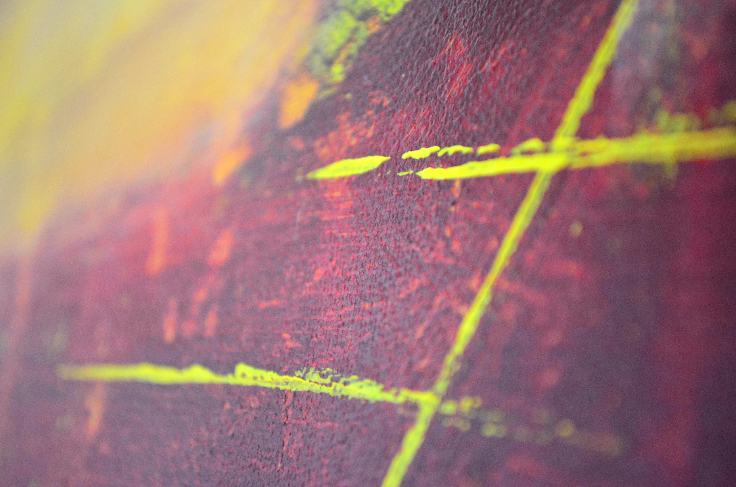 Cruz, peinture abstraite de Laura Bégot-Guégan