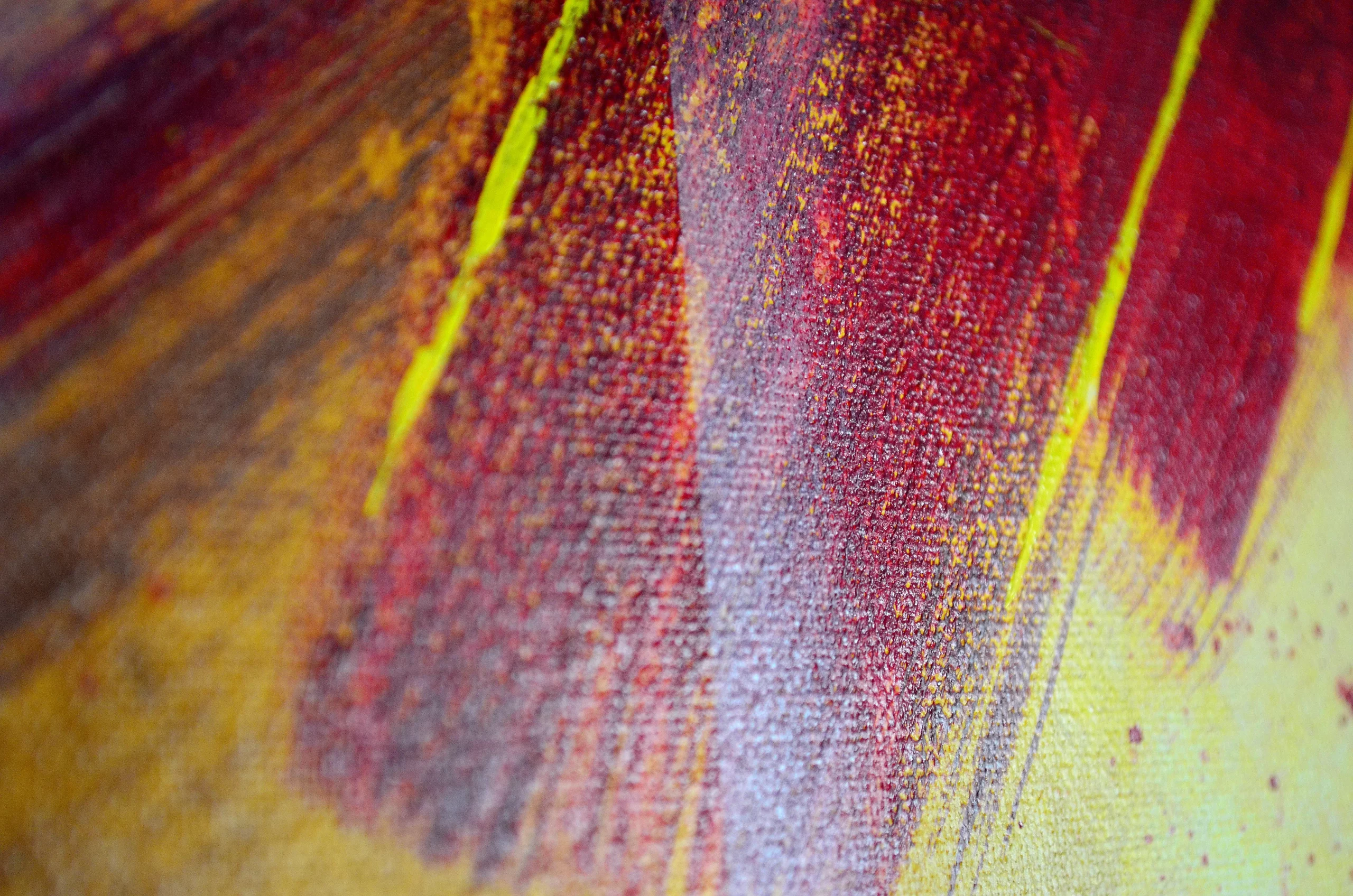 Cruz, peinture abstraite de Laura Bégot-Guégan