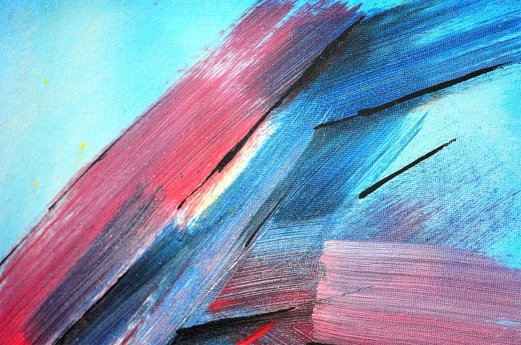 Nethuns, peinture abstraite de Laura Bégot-Guégan