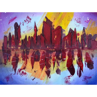 Céphée, peinture abstraite de Laura Bégot-Guégan