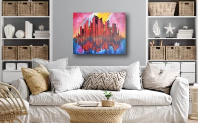 Comment choisir un tableau abstrait pour son salon: 6 critères essentiels